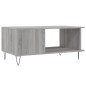 vidaXL Mesa de centro madera contrachapada gris Sonoma 90x50x40 cm vidaXL Mesa de centro madera contrachapada gris Sonoma 90x50x40 cm