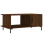 vidaXL Mesa de centro madera contrachapada roble marrón 90x50x40 cm vidaXL Mesa de centro madera contrachapada roble marrón 90x50x40 cm