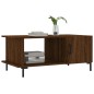 vidaXL Mesa de centro madera contrachapada roble marrón 90x50x40 cm vidaXL Mesa de centro madera contrachapada roble marrón 90x50x40 cm