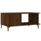 vidaXL Mesa de centro madera contrachapada roble marrón 90x50x40 cm vidaXL Mesa de centro madera contrachapada roble marrón 90x50x40 cm