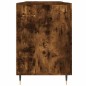 vidaXL Escritorio madera de ingeniería roble ahumado 140x50x75 cm vidaXL Escritorio madera de ingeniería roble ahumado 140x50x75 cm