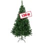 HI Árbol de Navidad con soporte de metal verde 150 cm