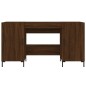 vidaXL Escritorio madera de ingeniería roble marrón 140x50x75 cm vidaXL Escritorio madera de ingeniería roble marrón 140x50x75 cm