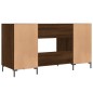 vidaXL Escritorio madera de ingeniería roble marrón 140x50x75 cm vidaXL Escritorio madera de ingeniería roble marrón 140x50x75 cm