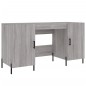 vidaXL Escritorio madera de ingeniería gris Sonoma 140x50x75 cm vidaXL Escritorio madera de ingeniería gris Sonoma 140x50x75 cm
