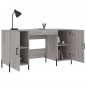 vidaXL Escritorio madera de ingeniería gris Sonoma 140x50x75 cm vidaXL Escritorio madera de ingeniería gris Sonoma 140x50x75 cm