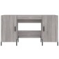 vidaXL Escritorio madera de ingeniería gris Sonoma 140x50x75 cm vidaXL Escritorio madera de ingeniería gris Sonoma 140x50x75 cm