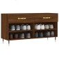 vidaXL Banco zapatero madera de ingeniería marrón roble 102x35x55 cm vidaXL Banco zapatero madera de ingeniería marrón roble 102x35x55 cm