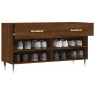vidaXL Banco zapatero madera de ingeniería marrón roble 102x35x55 cm vidaXL Banco zapatero madera de ingeniería marrón roble 102x35x55 cm