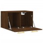 vidaXL Armario de pared madera ingeniería marrón roble 60x36,5x35 cm vidaXL Armario de pared madera ingeniería marrón roble 60x36,5x35 cm