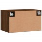 vidaXL Armario de pared madera ingeniería marrón roble 60x36,5x35 cm vidaXL Armario de pared madera ingeniería marrón roble 60x36,5x35 cm