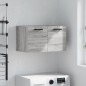 vidaXL Armario de pared madera de ingeniería gris Sonoma 60x36,5x35 cm vidaXL Armario de pared madera de ingeniería gris Sonoma 60x36,5x35 cm