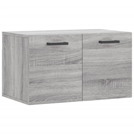 vidaXL Armario de pared madera de ingeniería gris Sonoma 60x36,5x35 cm