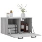 vidaXL Armario de pared madera de ingeniería gris Sonoma 60x36,5x35 cm vidaXL Armario de pared madera de ingeniería gris Sonoma 60x36,5x35 cm
