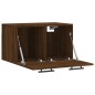 vidaXL Armario de pared madera ingeniería marrón roble 60x36,5x35 cm vidaXL Armario de pared madera ingeniería marrón roble 60x36,5x35 cm