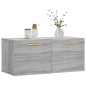 vidaXL Armario de pared madera de ingeniería gris Sonoma 80x36,5x35 cm vidaXL Armario de pared madera de ingeniería gris Sonoma 80x36,5x35 cm