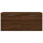 vidaXL Armario de pared madera ingeniería marrón roble 80x36,5x35 cm vidaXL Armario de pared madera ingeniería marrón roble 80x36,5x35 cm