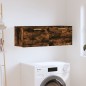 vidaXL Armario de pared madera ingeniería roble ahumado 100x36,5x35 cm vidaXL Armario de pared madera ingeniería roble ahumado 100x36,5x35 cm