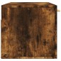 vidaXL Armario de pared madera ingeniería roble ahumado 100x36,5x35 cm vidaXL Armario de pared madera ingeniería roble ahumado 100x36,5x35 cm