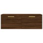 vidaXL Armario de pared madera ingeniería marrón roble 100x36,5x35 cm vidaXL Armario de pared madera ingeniería marrón roble 100x36,5x35 cm