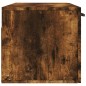 vidaXL Armario de pared madera ingeniería roble ahumado 100x36,5x35 cm vidaXL Armario de pared madera ingeniería roble ahumado 100x36,5x35 cm