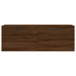 vidaXL Armario de pared madera ingeniería marrón roble 100x36,5x35 cm vidaXL Armario de pared madera ingeniería marrón roble 100x36,5x35 cm