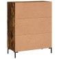 vidaXL Aparador de madera de ingeniería roble ahumado 69,5x34x90 cm vidaXL Aparador de madera de ingeniería roble ahumado 69,5x34x90 cm