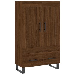 vidaXL Aparador alto madera de ingeniería roble marrón 69,5x31x115 cm
