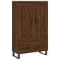 vidaXL Aparador alto madera de ingeniería roble marrón 69,5x31x115 cm vidaXL Aparador alto madera de ingeniería roble marrón 69,5x31x115 cm