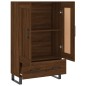 vidaXL Aparador alto madera de ingeniería roble marrón 69,5x31x115 cm vidaXL Aparador alto madera de ingeniería roble marrón 69,5x31x115 cm