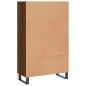 vidaXL Aparador alto madera de ingeniería roble marrón 69,5x31x115 cm vidaXL Aparador alto madera de ingeniería roble marrón 69,5x31x115 cm