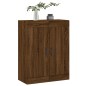 vidaXL Armario de pared madera ingeniería roble marrón 69,5x34x90 cm vidaXL Armario de pared madera ingeniería roble marrón 69,5x34x90 cm