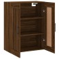 vidaXL Armario de pared madera ingeniería roble marrón 69,5x34x90 cm vidaXL Armario de pared madera ingeniería roble marrón 69,5x34x90 cm