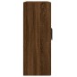 vidaXL Armario de pared madera ingeniería roble marrón 69,5x34x90 cm vidaXL Armario de pared madera ingeniería roble marrón 69,5x34x90 cm