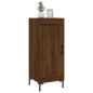 vidaXL Aparador madera de ingeniería marrón roble 34,5x34x90 cm vidaXL Aparador madera de ingeniería marrón roble 34,5x34x90 cm