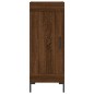 vidaXL Aparador madera de ingeniería marrón roble 34,5x34x90 cm vidaXL Aparador madera de ingeniería marrón roble 34,5x34x90 cm