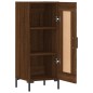 vidaXL Aparador madera de ingeniería marrón roble 34,5x34x90 cm vidaXL Aparador madera de ingeniería marrón roble 34,5x34x90 cm