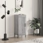 vidaXL Aparador madera de ingeniería gris Sonoma 34,5x34x90 cm