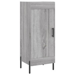 vidaXL Aparador madera de ingeniería gris Sonoma 34,5x34x90 cm