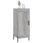 vidaXL Aparador madera de ingeniería gris Sonoma 34,5x34x90 cm