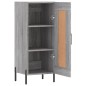 vidaXL Aparador madera de ingeniería gris Sonoma 34,5x34x90 cm