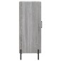 vidaXL Aparador madera de ingeniería gris Sonoma 34,5x34x90 cm