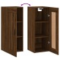 vidaXL Armario de pared madera ingeniería marrón roble 34,5x34x90 cm vidaXL Armario de pared madera ingeniería marrón roble 34,5x34x90 cm