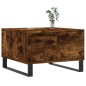 vidaXL Mesa de centro madera contrachapada roble ahumado 55x55x36,5 cm vidaXL Mesa de centro madera contrachapada roble ahumado 55x55x36,5 cm