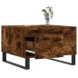 vidaXL Mesa de centro madera contrachapada roble ahumado 55x55x36,5 cm vidaXL Mesa de centro madera contrachapada roble ahumado 55x55x36,5 cm
