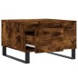 vidaXL Mesa de centro madera contrachapada roble ahumado 55x55x36,5 cm vidaXL Mesa de centro madera contrachapada roble ahumado 55x55x36,5 cm