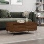 vidaXL Mesa de centro madera contrachapada marrón roble 90x50x36,5 cm vidaXL Mesa de centro madera contrachapada marrón roble 90x50x36,5 cm