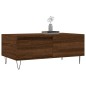 vidaXL Mesa de centro madera contrachapada marrón roble 90x50x36,5 cm vidaXL Mesa de centro madera contrachapada marrón roble 90x50x36,5 cm