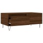 vidaXL Mesa de centro madera contrachapada marrón roble 90x50x36,5 cm vidaXL Mesa de centro madera contrachapada marrón roble 90x50x36,5 cm