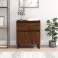 vidaXL Aparador madera contrachapada marrón roble 60x35x70 cm vidaXL Aparador madera contrachapada marrón roble 60x35x70 cm